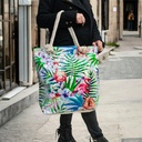 Cartera metalizado con cuerda 40*40cm