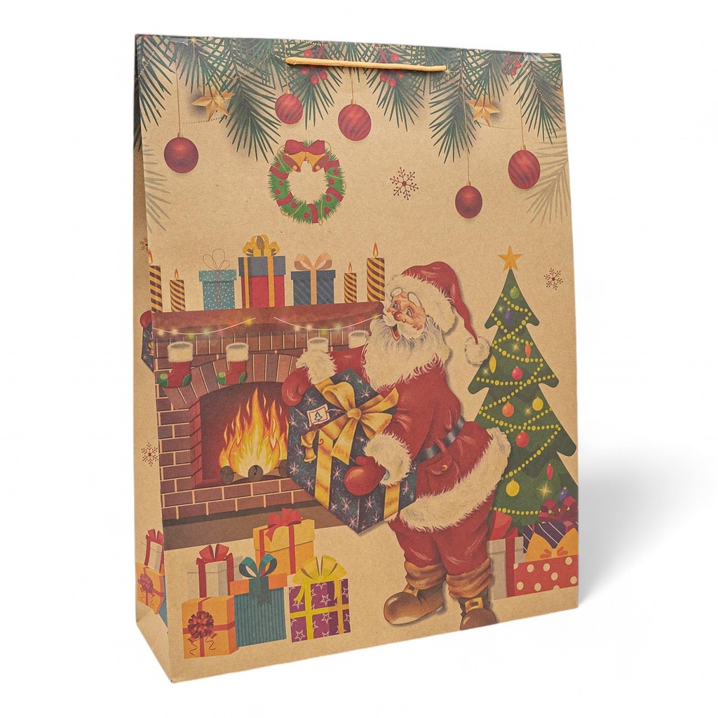 Bolsa de regalo cartón navideño 38*50cm