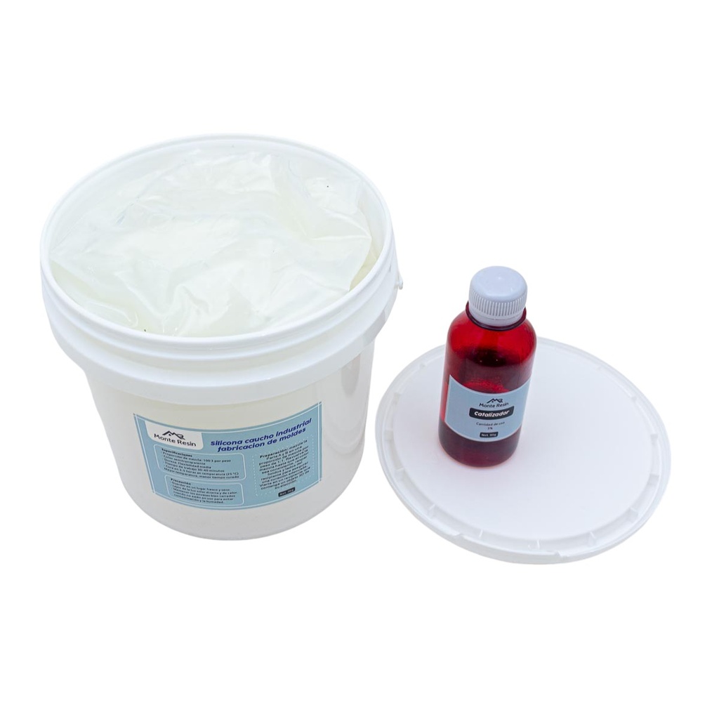 Caucho silicona liquida MONTERESIN 3kg Industrial 100:3