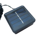 Luz navideño tira solar 5m gota amarillo 20L