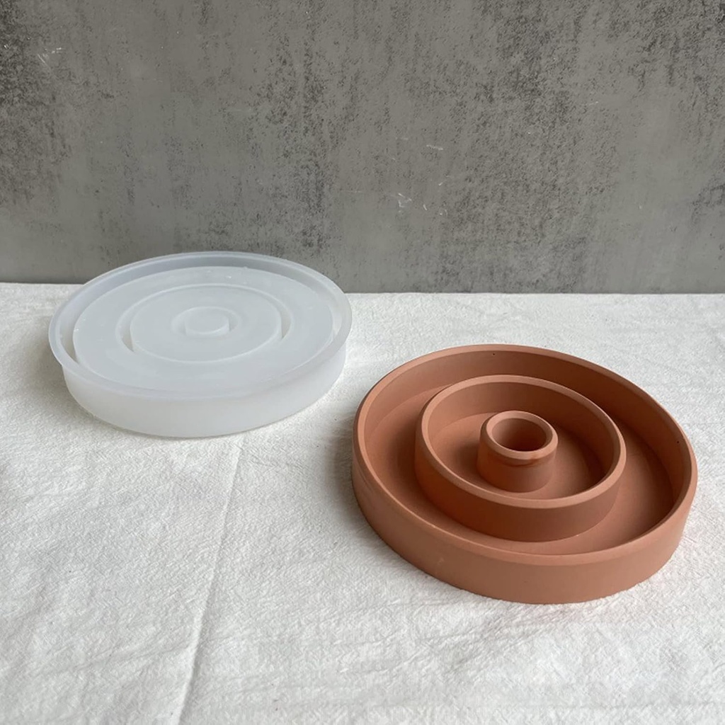 Molde de silicona porta vela 152mm