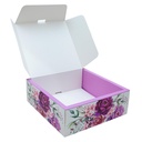 Caja diseño flor 20*20*7cm