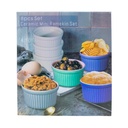 Bol de porcelana para horno y microondas 8 piezas