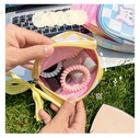 Monedero de cuerina con moño