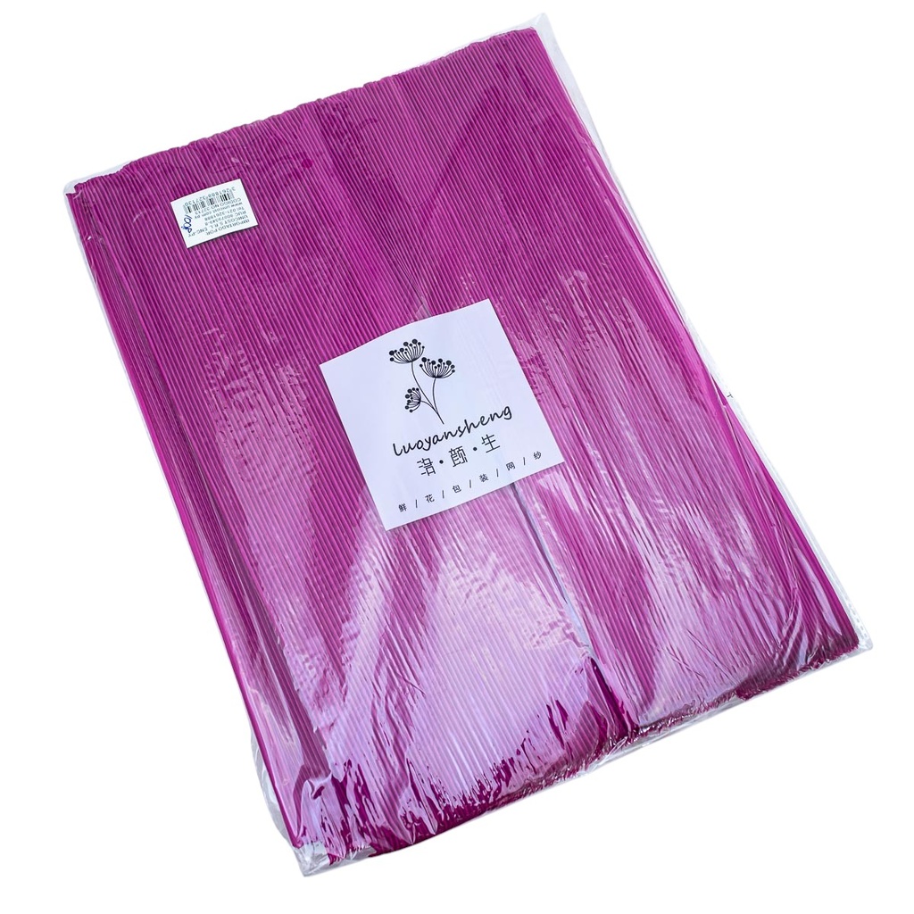 Malla corrugada para envolver ramo 1.50m*40cm