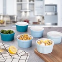 Bol de porcelana para horno y microondas 8 piezas