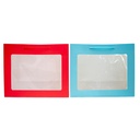 Bolsa para regalo con visor 32*26*12cm