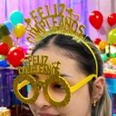 Lente y vincha feliz cumpleaños
