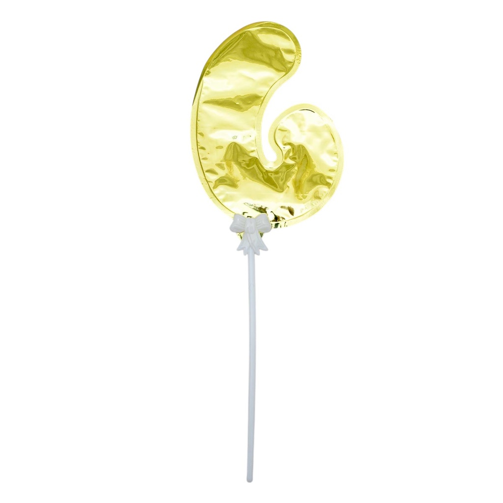 GLOBO NUMERO CON GAS