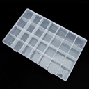 Caja transparente de 28 compartimientos 34*21cm