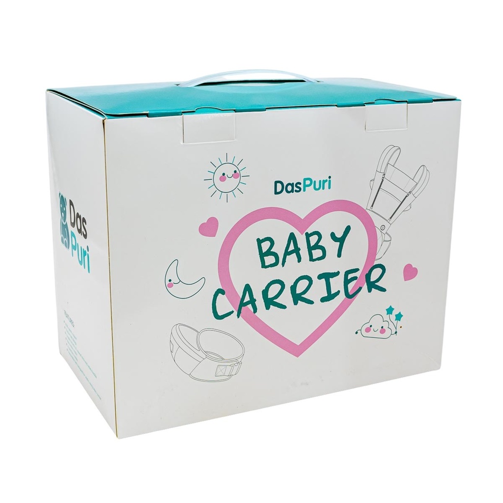 Canguro con asiento y caja