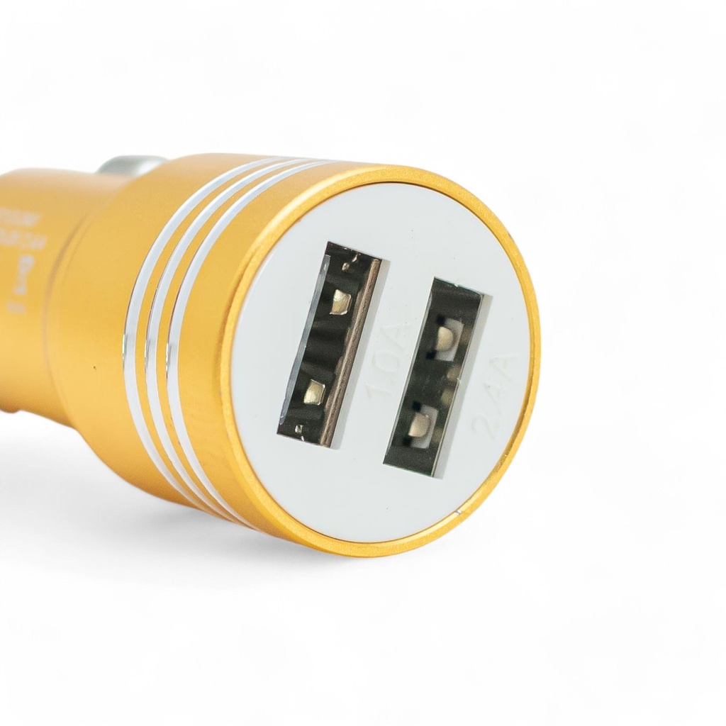 Cargador para auto con 2 entrada USB