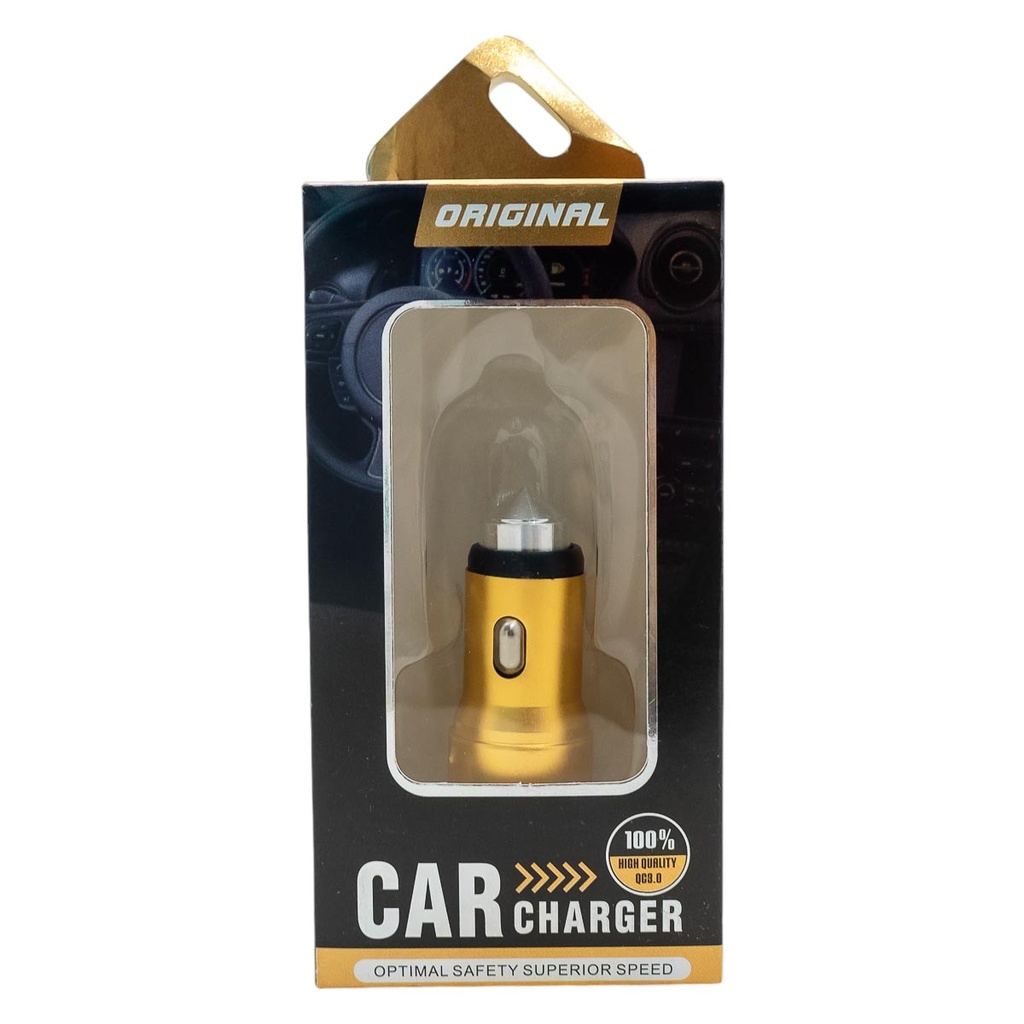 Cargador para auto con 2 entrada USB