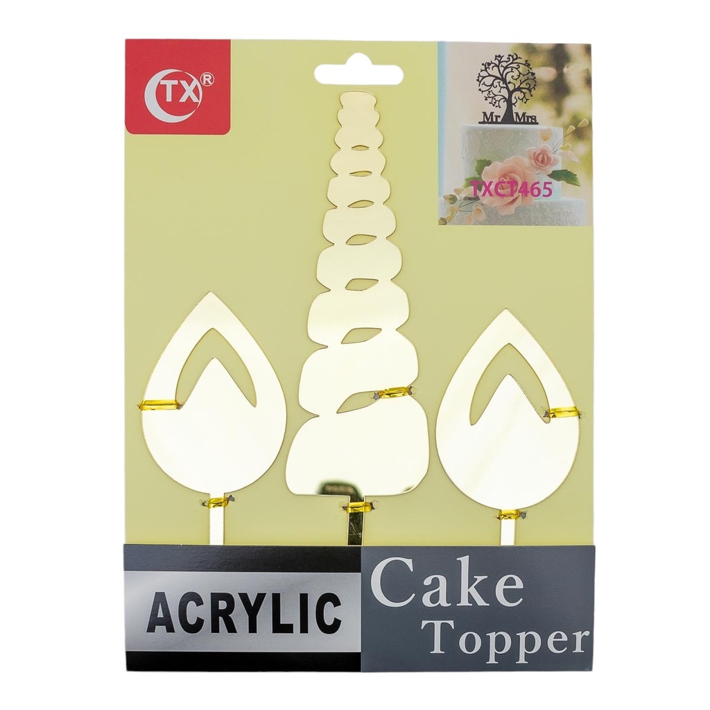 Centro de torta acrílico