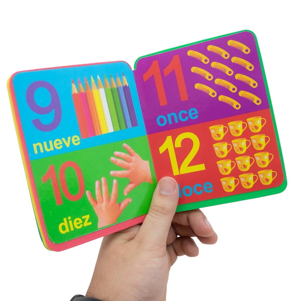 Libro de goma eva números 1 al 100