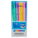 Resaltador borrable doble punta 6 piezas