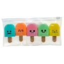 Mini resaltador diseño helado 5 piezas