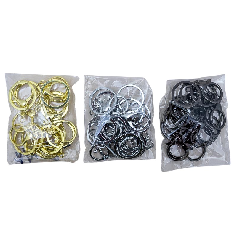 Accesorio llavero con gancho 10 piezas