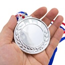Medalla metálica 6.6*5cm