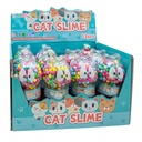 Slime con pelotitas forma GARFIELD