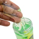Slime con mariposa y flor