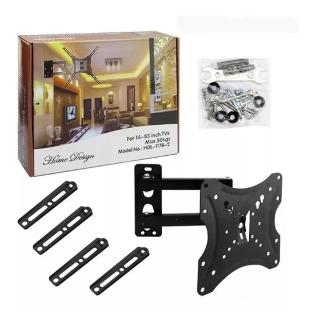 Soporte para plasma movible 14-55" 50kg