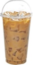 Vaso transparente con tapa 700ml 50pcs
