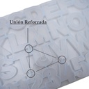Molde de silicona ABC 35.7*19.3cm (reves)