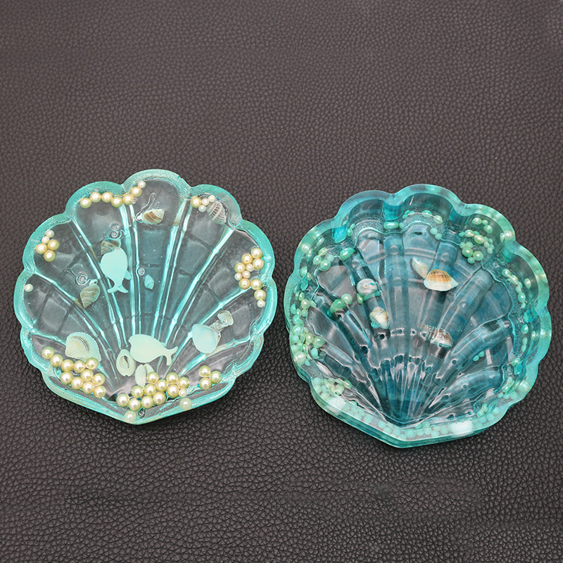 Molde de silicona c/tapa shell 13*13*2.7cm