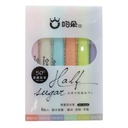 Set De resaltador tono pastel 6pc