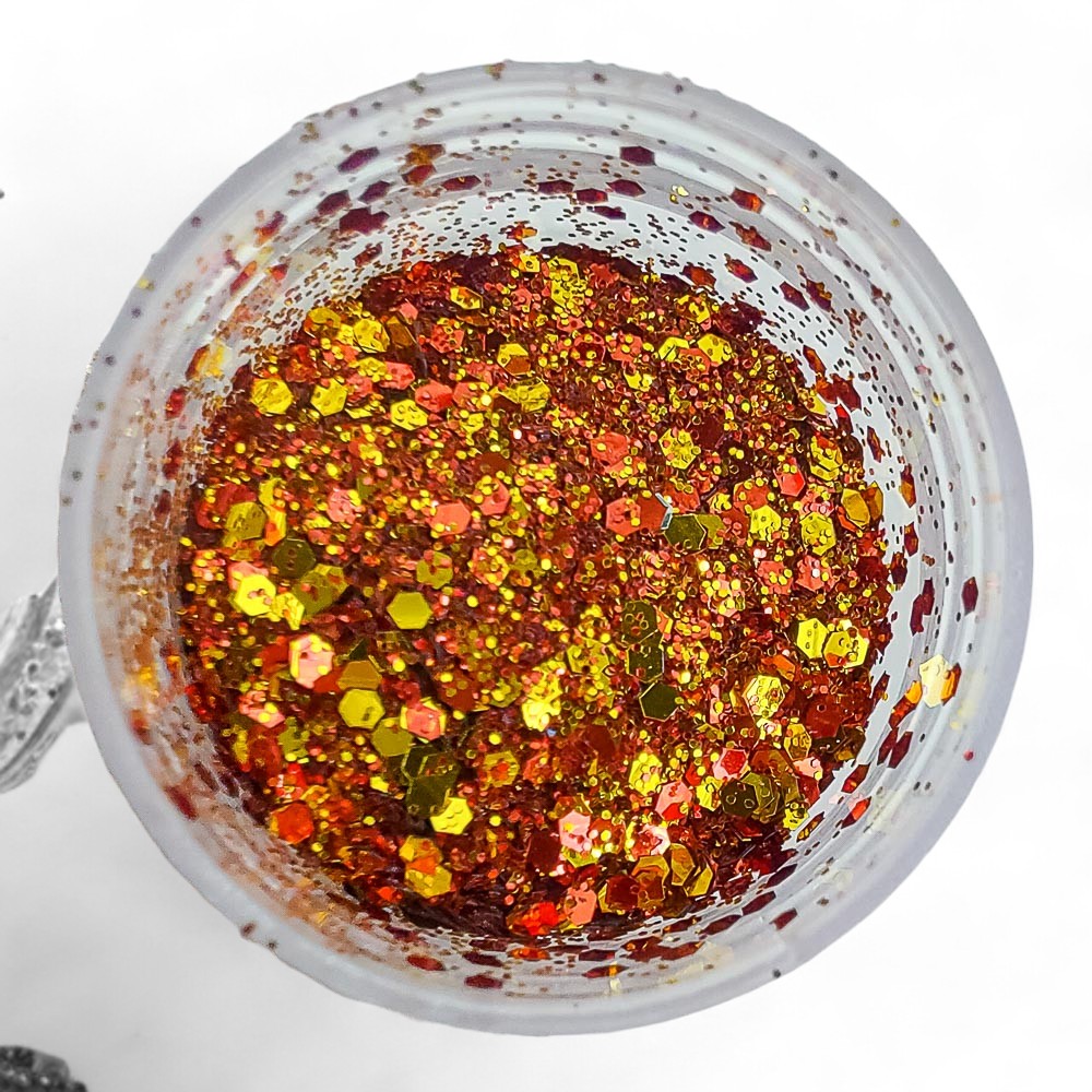 Glitter mix de 4 tonos de dorado