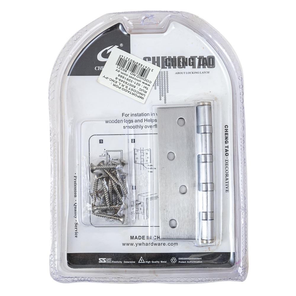 Bisagra de acero para puerta 4"