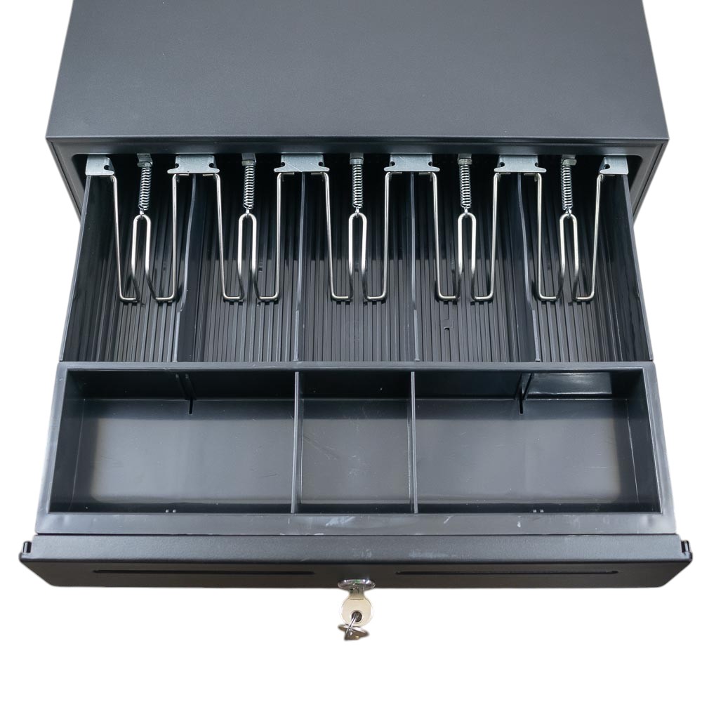 Caja registradora de metal 5 compartimiento