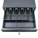 Caja registradora de metal 5 compartimiento