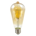 Foco LED filamento cálido 6w decorativo