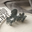 Pinza diseño flores con brillo 8cm