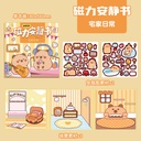 Libro de sticker imantado capybara