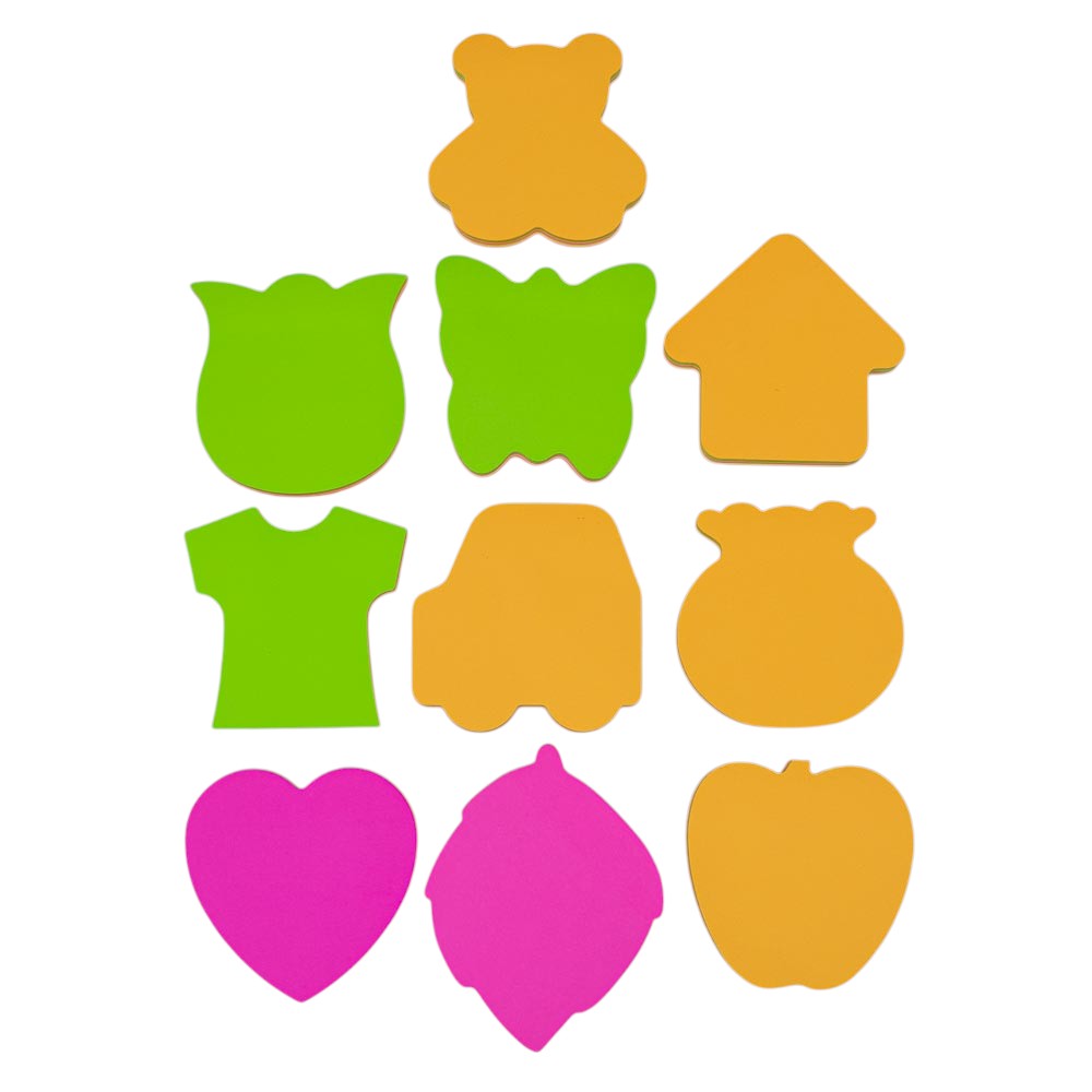 Anotador color flúor con diseño
