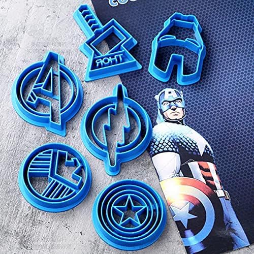 Molde avengers 6 piezas