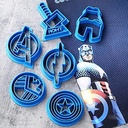 Molde avengers 6 piezas