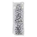 Campana de cobre plata 10mm 50 piezas