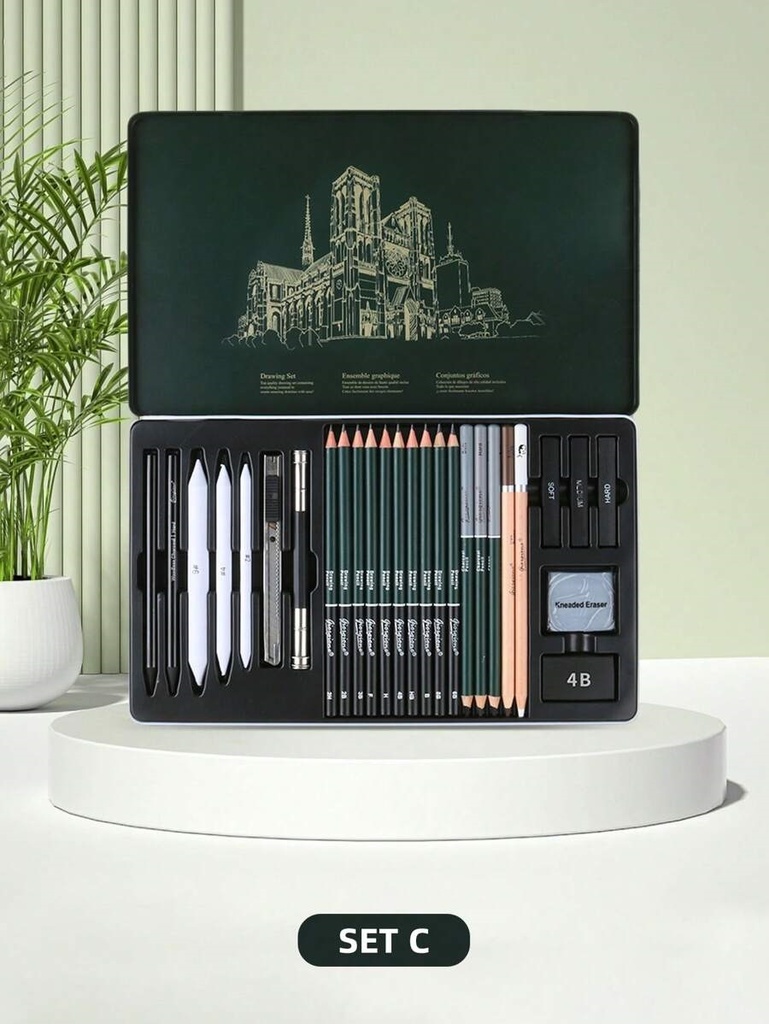 Set para dibujo profesional 27 piezas GIORGIONE