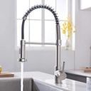 Grifo de cocina gourmet con tirón flexible