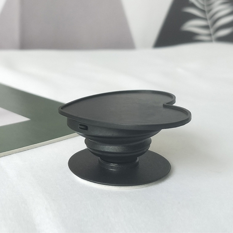 Soporte para smartphone forma corazón negro