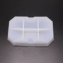 Molde de silicona porta jabón 130*90*22mm