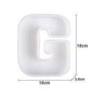 Molde de silicona letra G 180*155MM