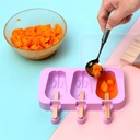 Molde de silicona para helado