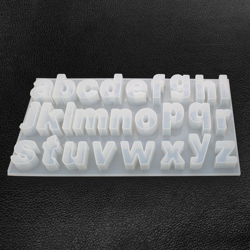 Molde de silicona ABC minúscula 37*20.5*2.5cm