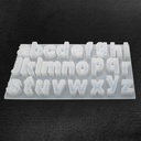 Molde de silicona ABC minúscula 37*20.5*2.5cm
