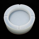 Molde de silicona cenicero con diseño 11*3.3cm redondo